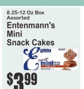 Entenmann's Mini Snack Cakes
