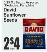 David Sunflower Seeds