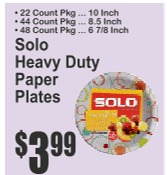 Solo Heavy Duty Paper Plates