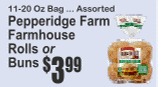 Pepperidge Farm Farmhouse Rolls or Buns