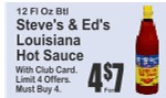 Steve's & Ed's Louisiana Hot Sauce