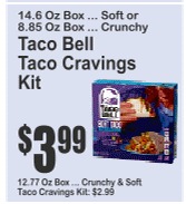 Taco Bell Taco Cravings Kit