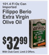 Filippo Berio Extra Virgin Olive Oil