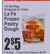 La Fe Frozen Pastry Dough
