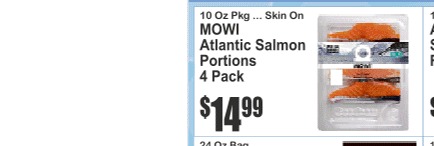 MOWI Atlantic Salmon Portions 4 Pack