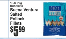 Buena Ventura Salted Pollock Fillets