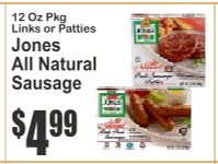 Jones All Natural Sausage