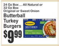 Butterball Turkey Burgers