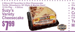 Suzy's Variety Cheesecake