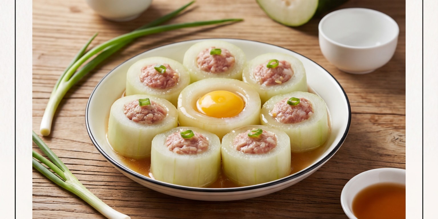 Stuffed Winter Melon with Pork