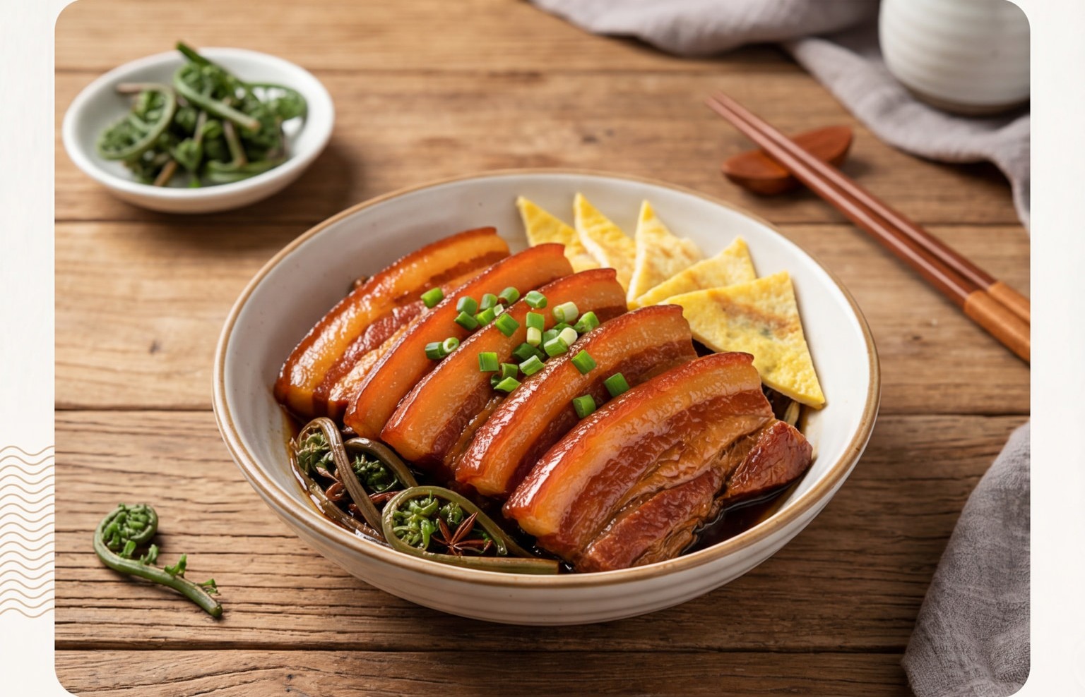 Shangzhi Pork with Preserved Greens