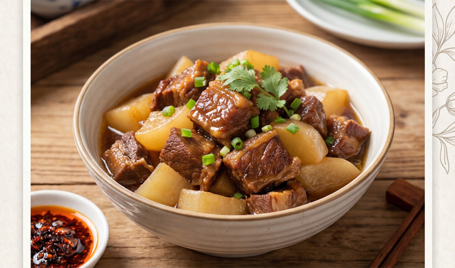 Cantonese Beef Brisket with Daikon