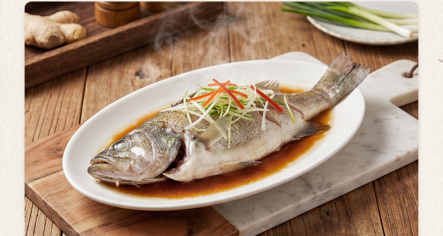 Steamed Mandarin Fish