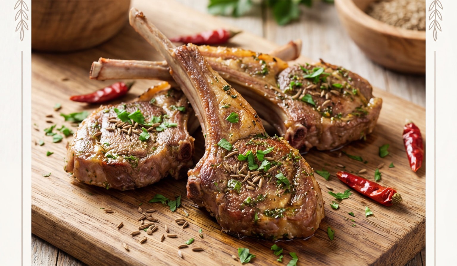 Pan-Seared Lamb Chops