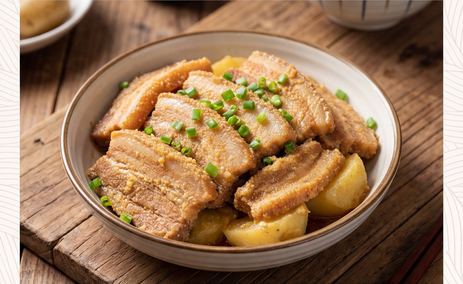 Steamed Pork with Rice Flour
