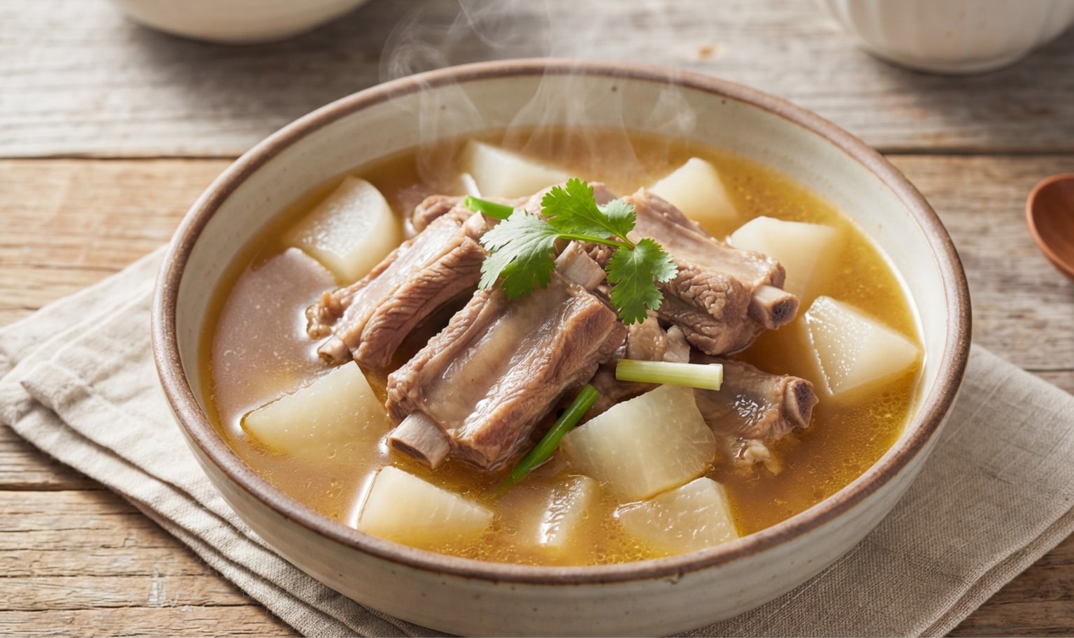 Braised Lamb Ribs with Daikon