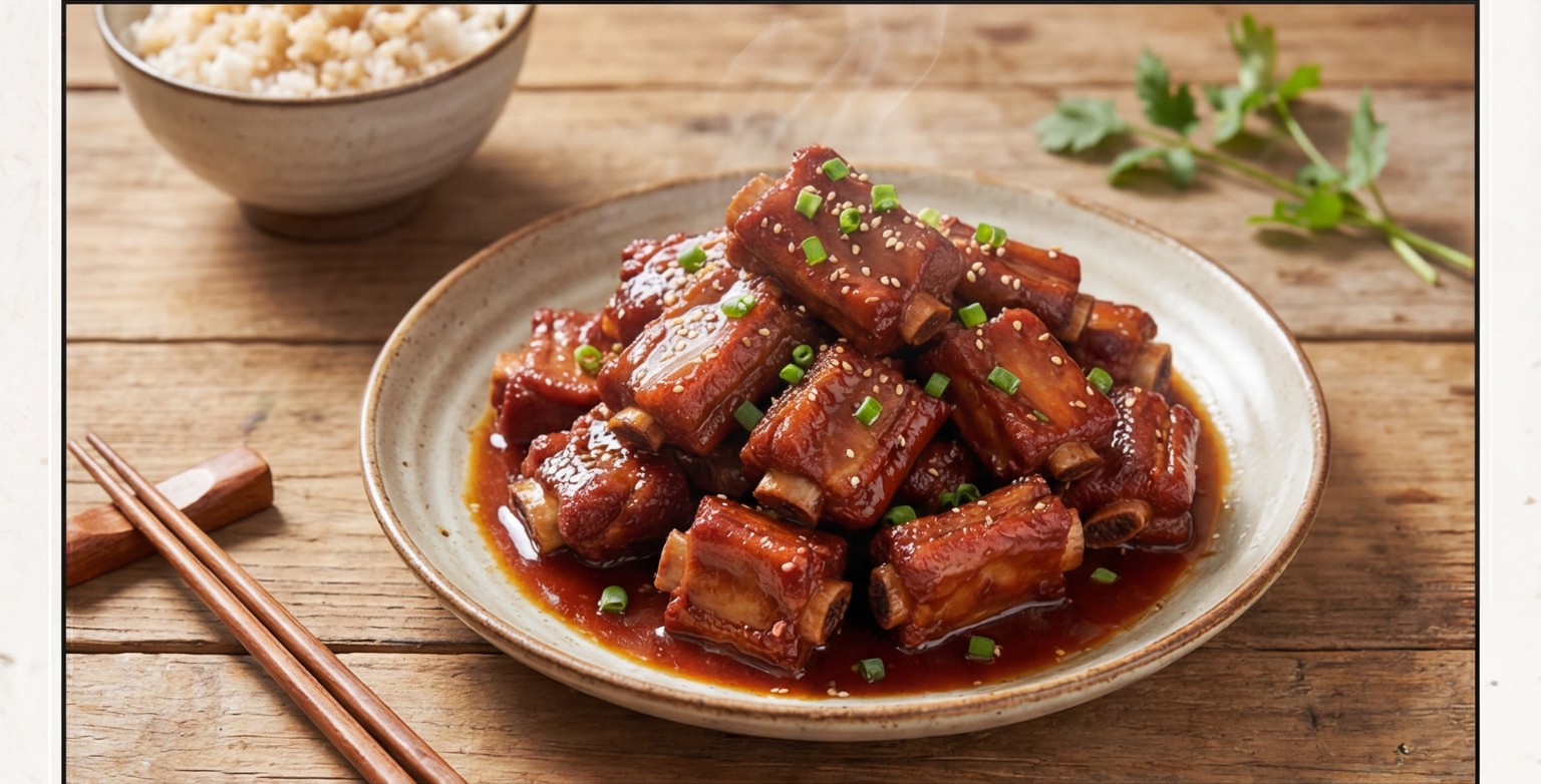 Braised Pork Ribs in Sauce