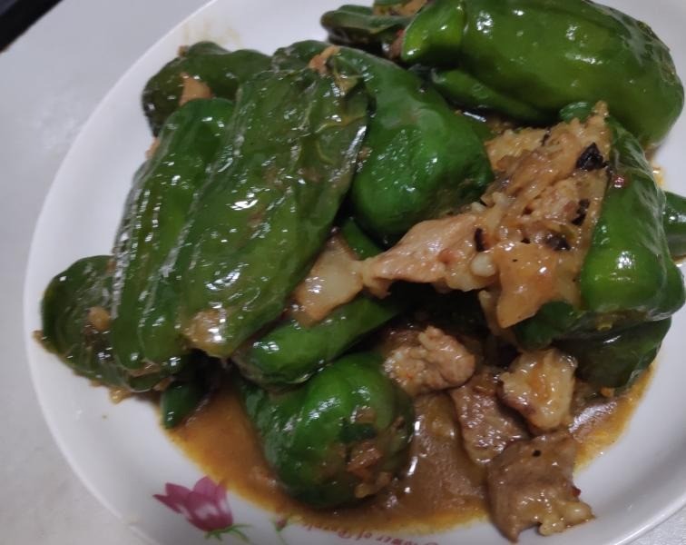 Stuffed Green Peppers (Qing Jiao Niang)