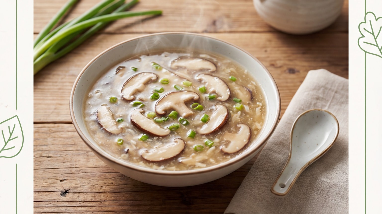 Thickened Shiitake Mushroom Soup