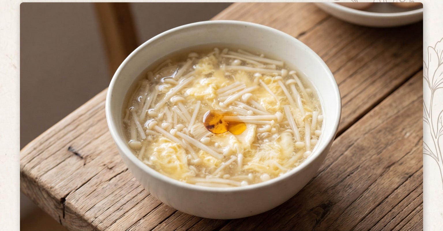 Enoki Mushroom Soup