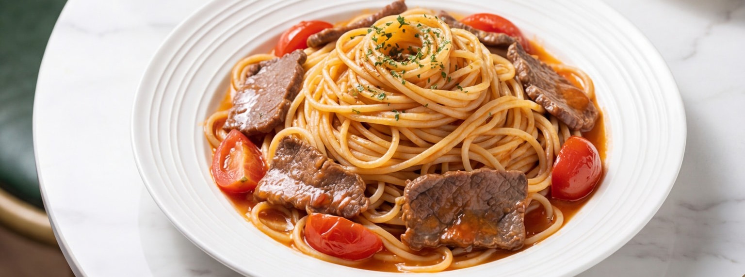 Stir-Fried Spaghetti