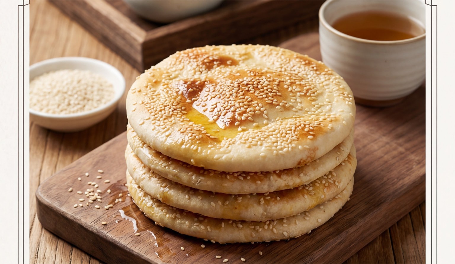 Sesame Flatbread