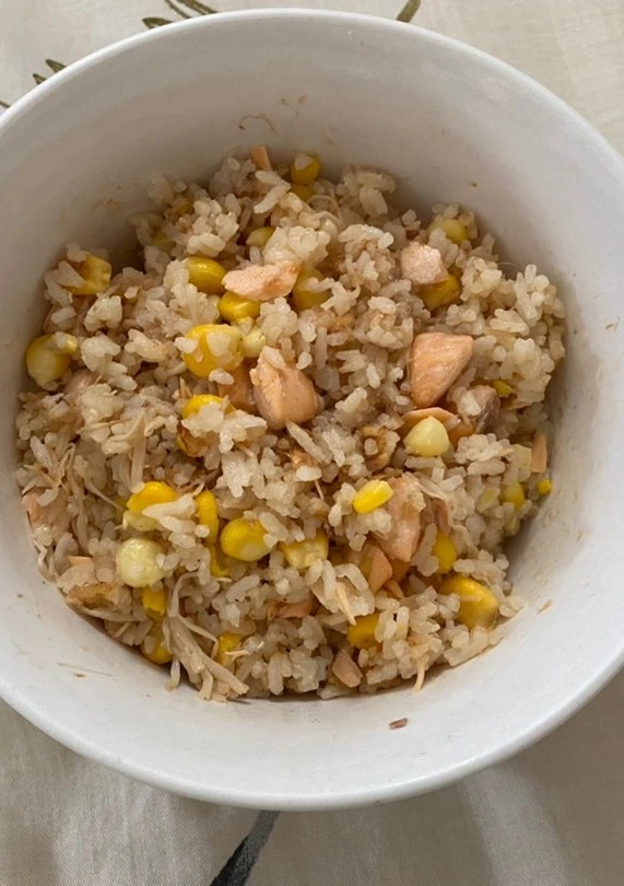 Rice Cooker Salmon Rice
