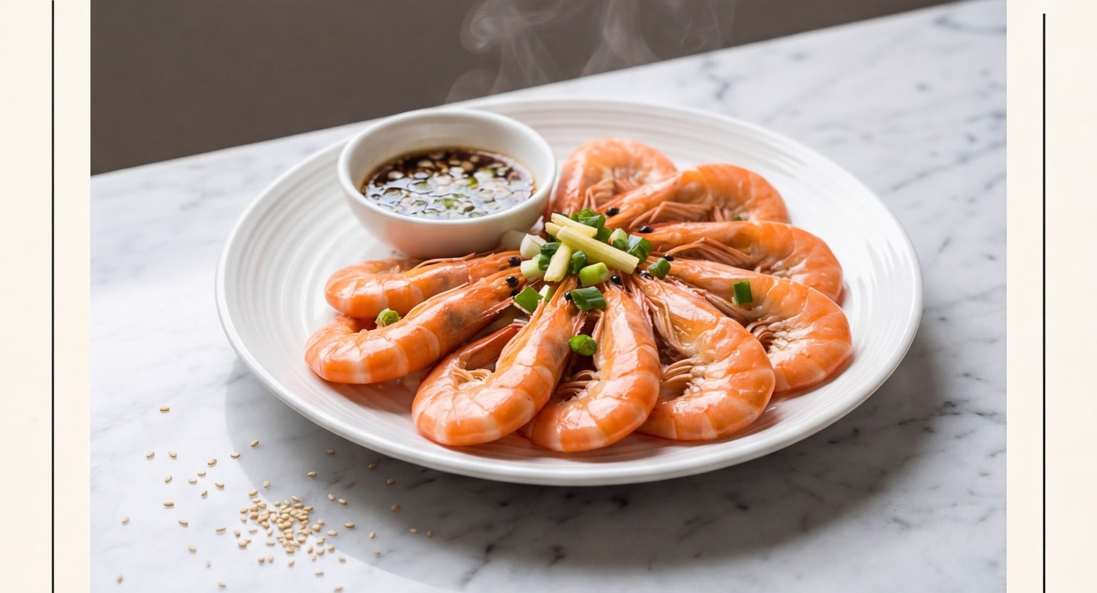 Poached Shrimp
