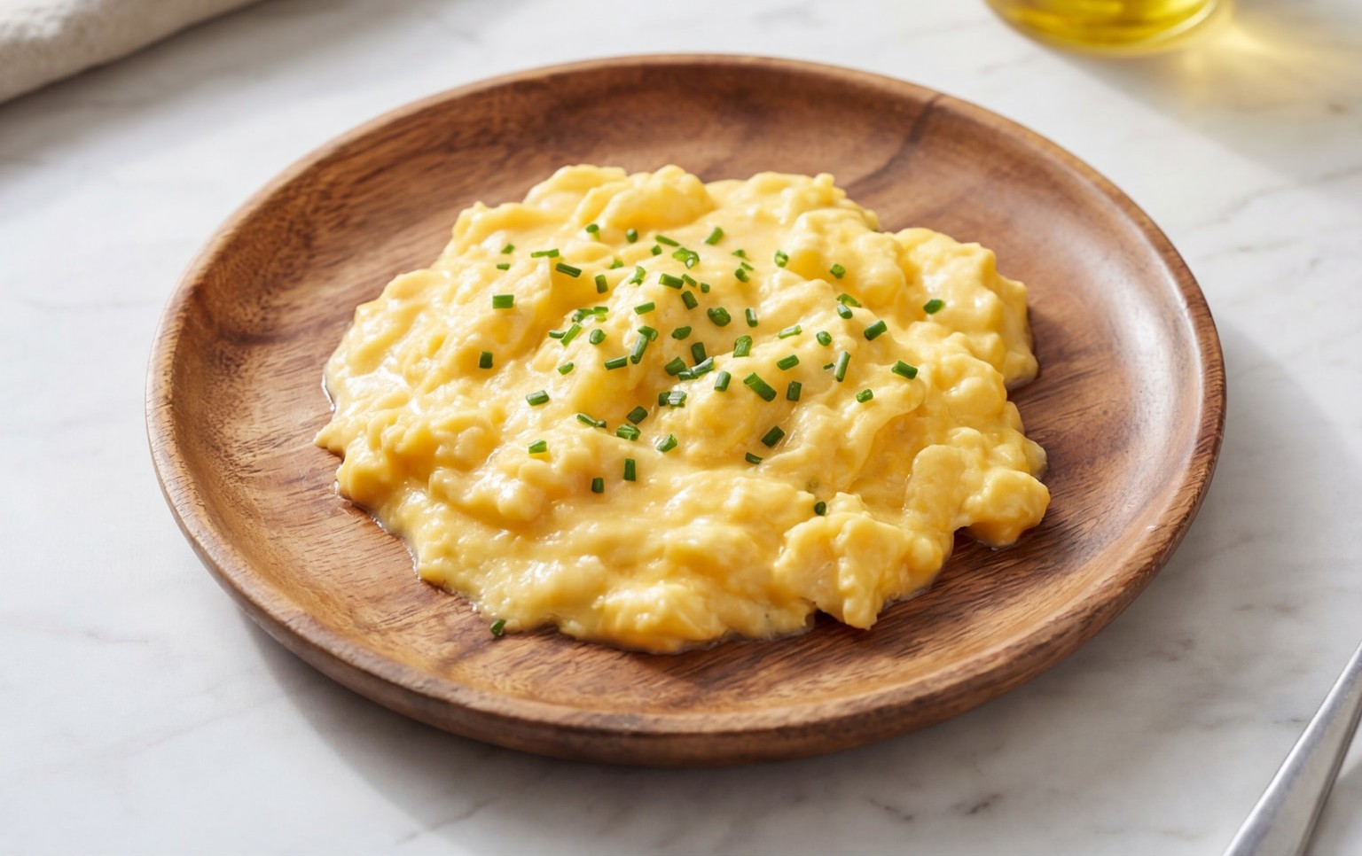 Silky Scrambled Eggs