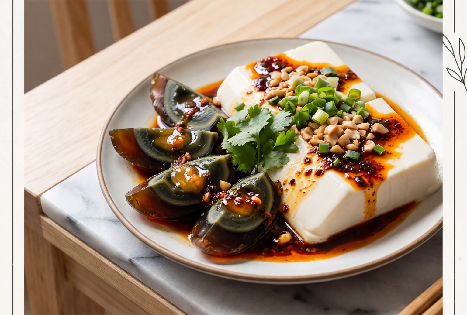 Century Egg with Tofu