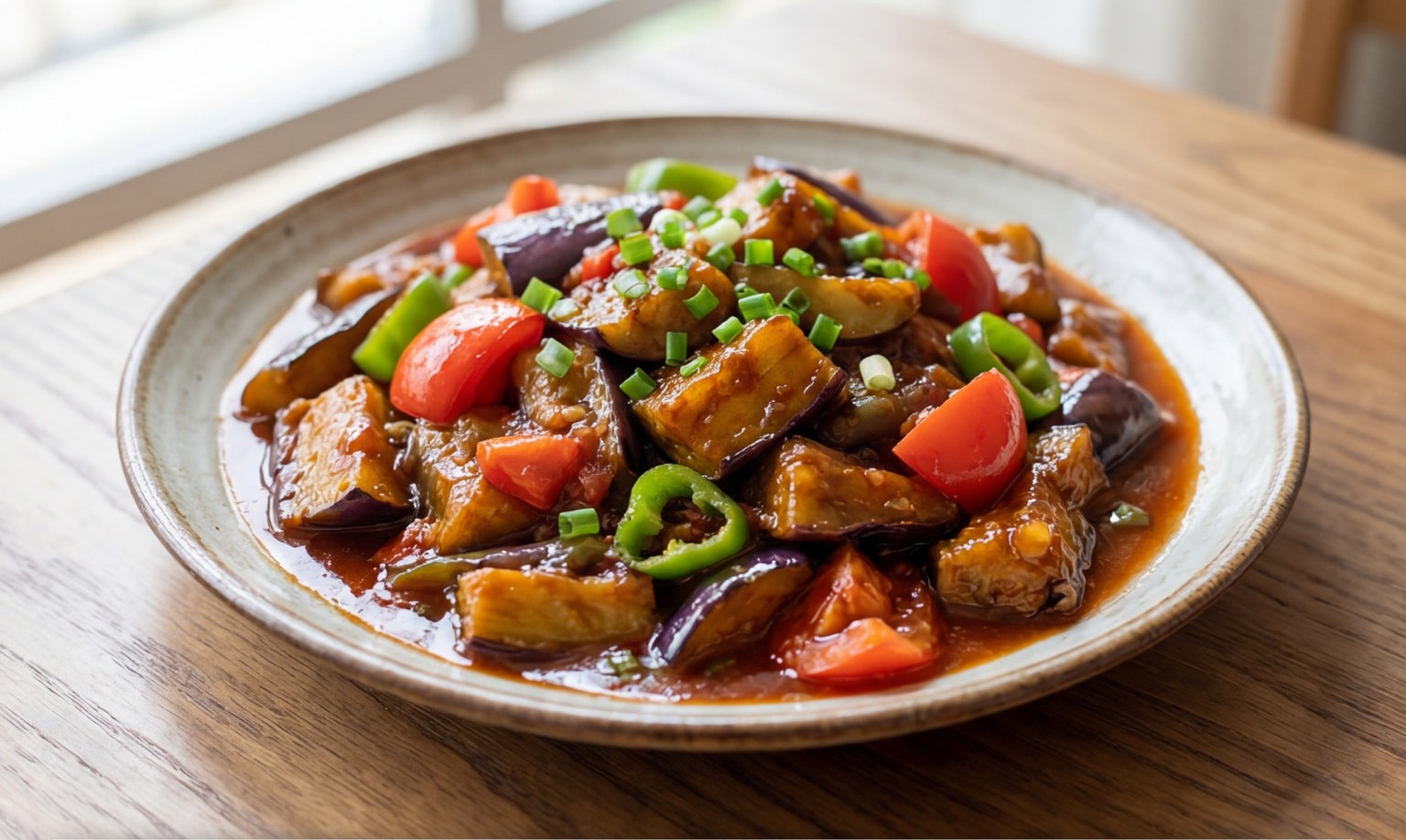 Red-Braised Eggplant