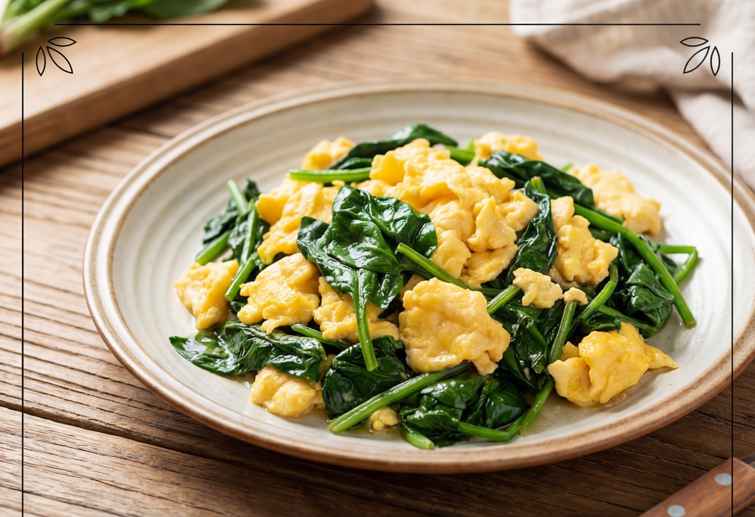 Spinach and Egg Stir-Fry