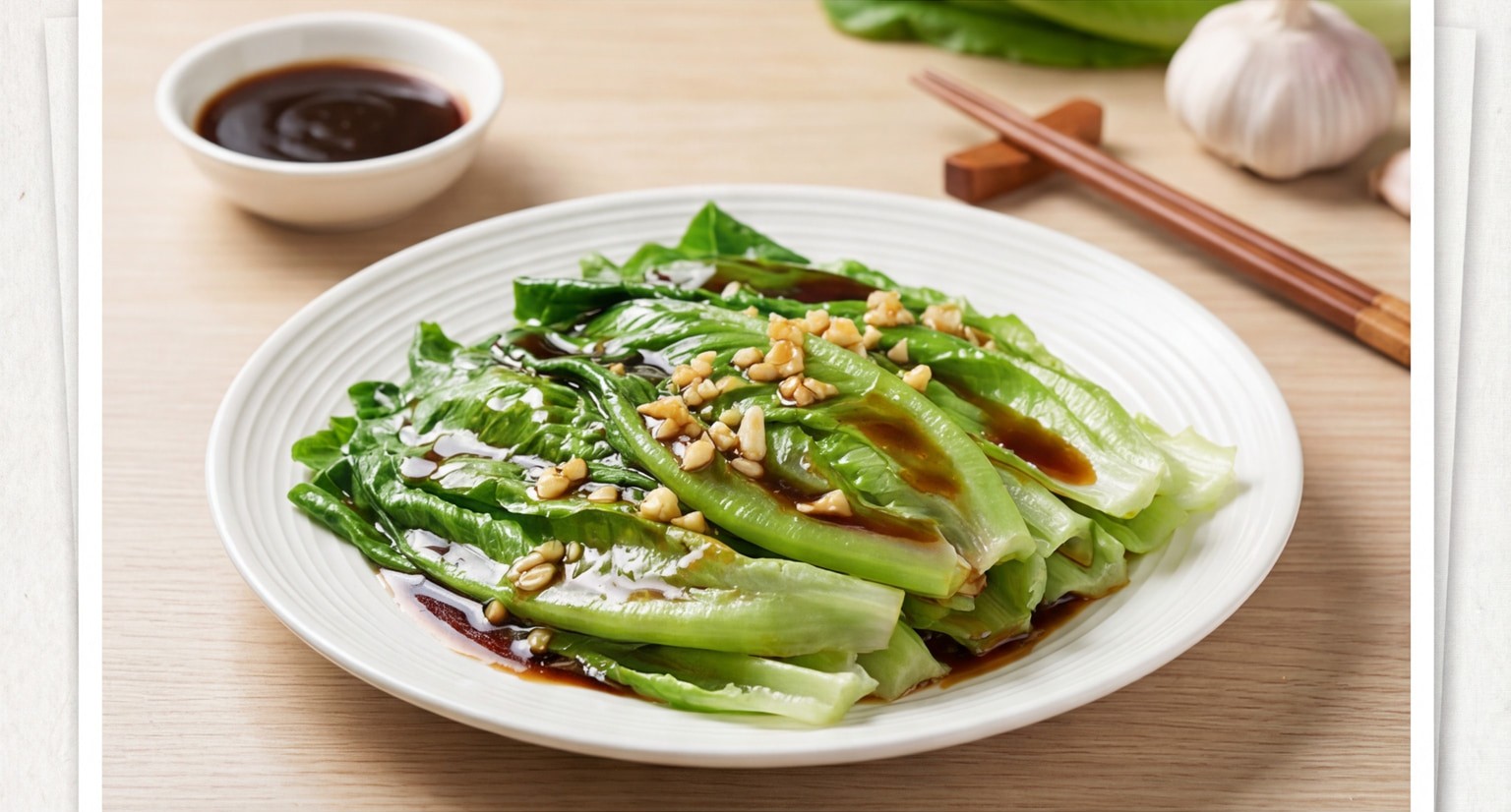 Lettuce in Oyster Sauce
