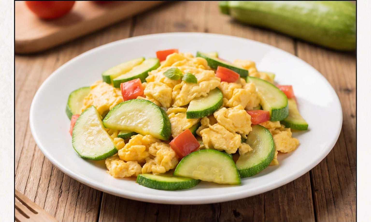 Zucchini and Egg Stir-Fry