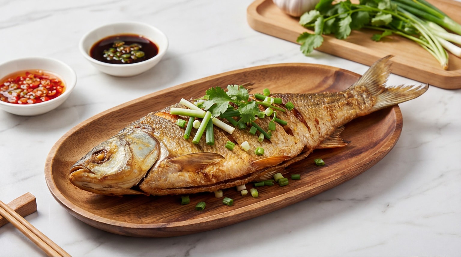 Pan-Fried Culter Fish