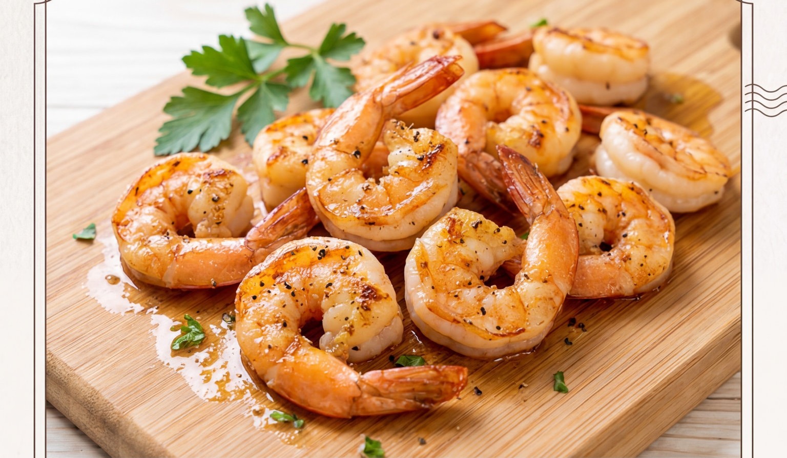 Butter Pan-Fried Shrimp