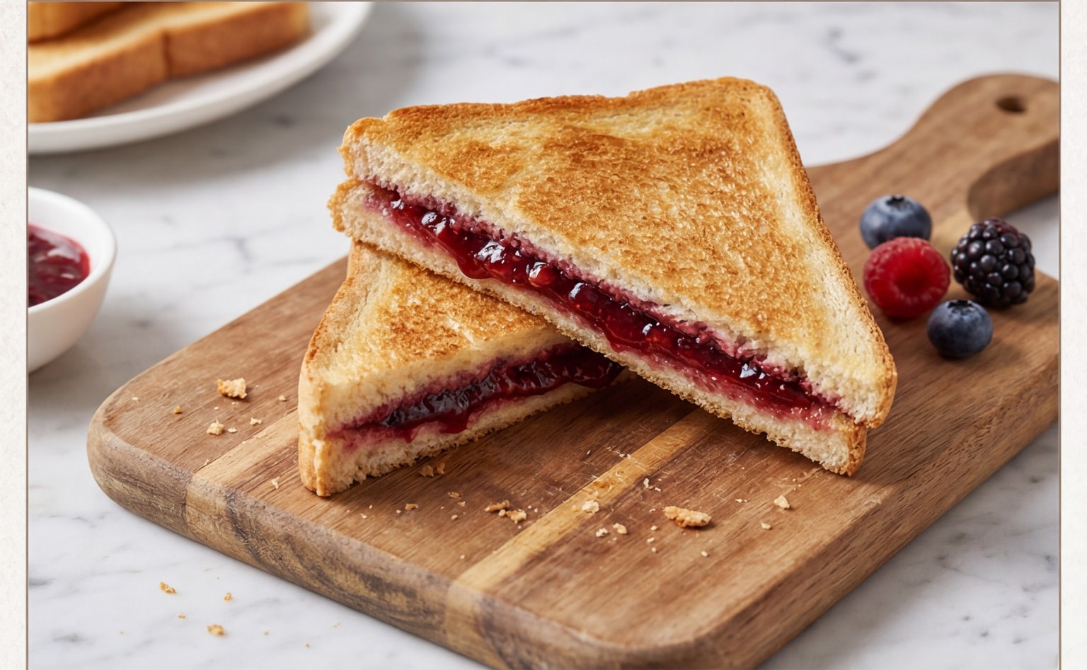 Toast with Jam