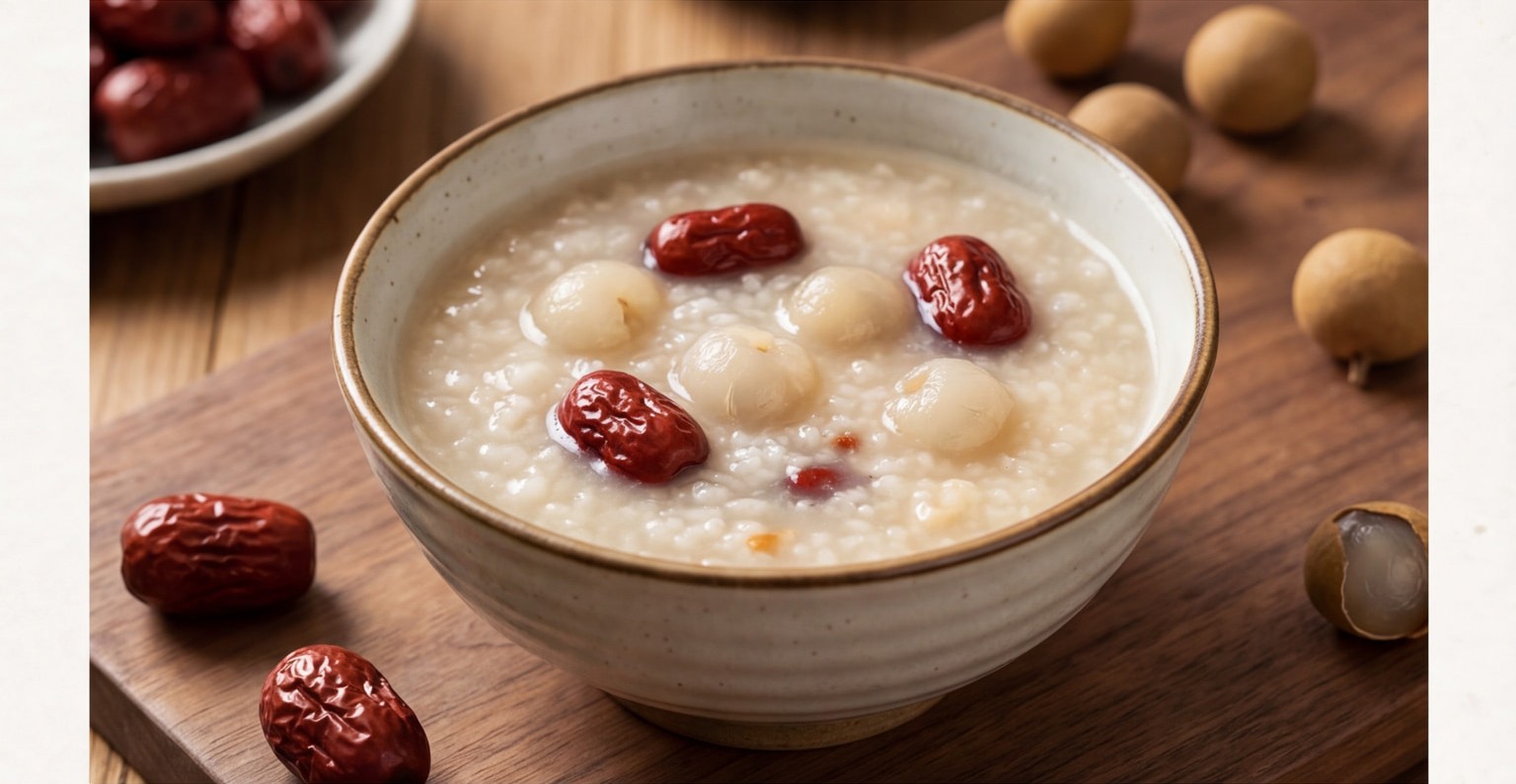 Longan Red Date Congee