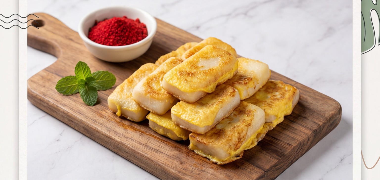 Egg-Fried Rice Cake