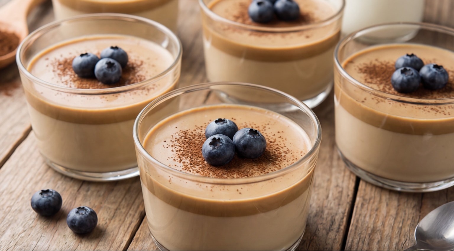 Coffee Coconut Milk Pudding