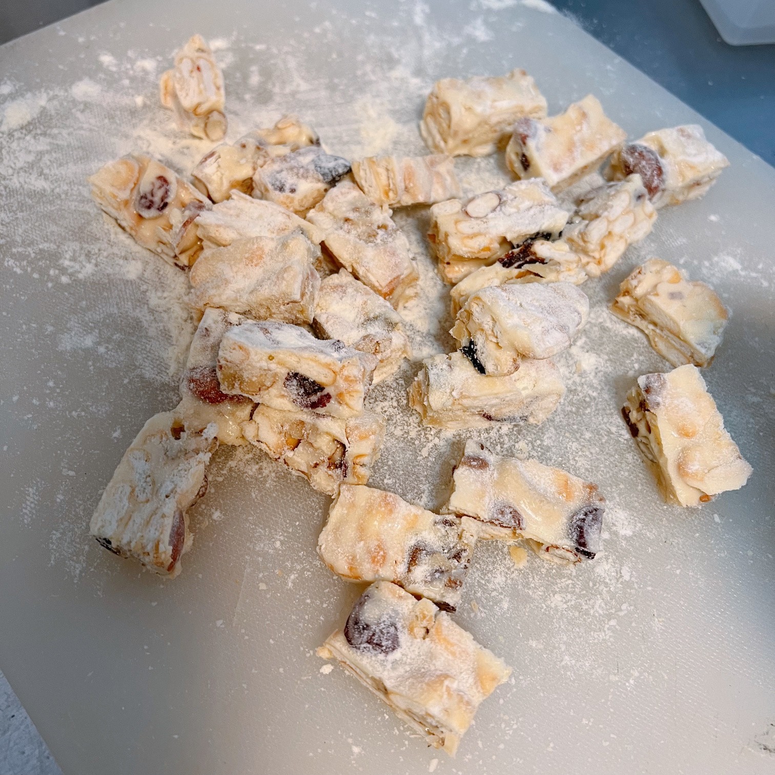 Snowflake Crisp (Nougat Cookie Bars)